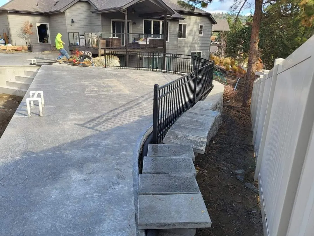 High End Ornamental Fence On Driveway in Greenacres, WA