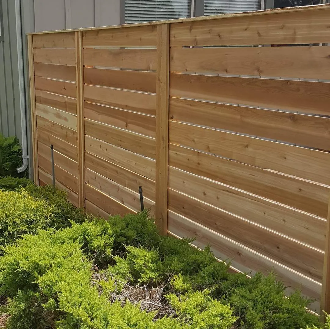 Beautiful Cedar Privacy Fence In Spokane